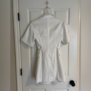 Anthropologie white dress